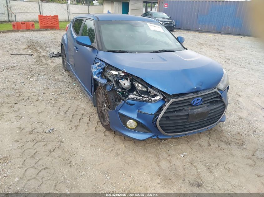 2016 Hyundai Veloster Turbo Rally Edition VIN: KMHTC6AEXGU260759 Lot: 42492765