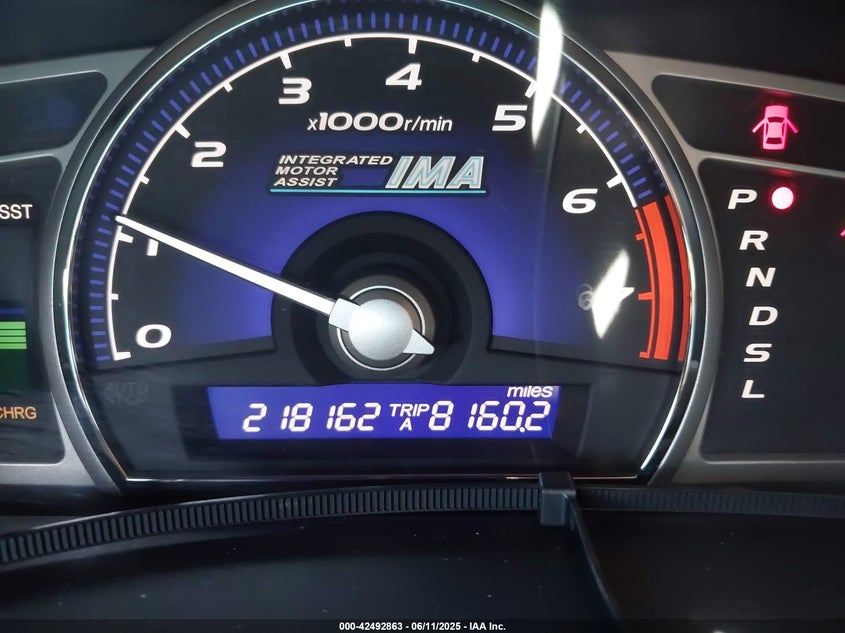 2007 HONDA CIVIC HYBRID VIN: JHMFA36237S026607