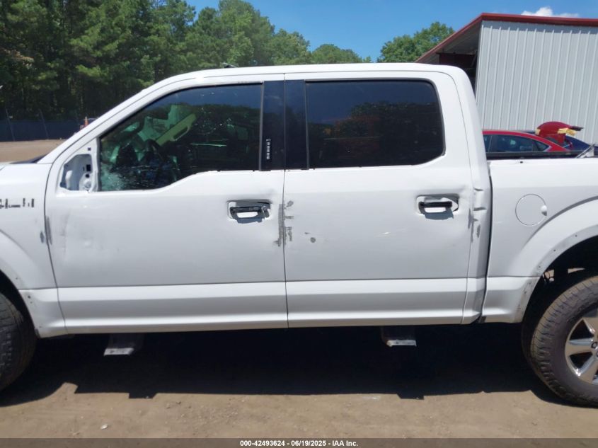 2018 Ford F-150 Lariat VIN: 1FTEW1EG2JFB09686 Lot: 42493624