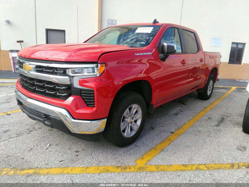 Vin: 1gcukded6sz109138, lot: 42986388, chevrolet silverado 1500 4wd  standard bed lt 20252
