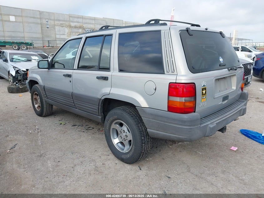 1997 Jeep Grand Cherokee Laredo/Tsi grey other gasoline 1J4GX58Y0VC541843 photo #4