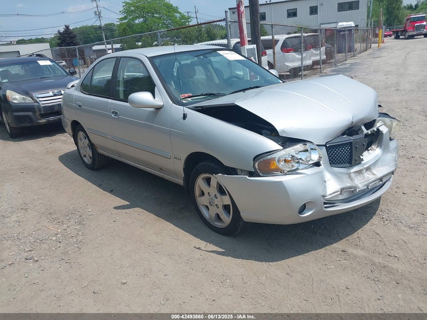 2006 Nissan Sentra 1.8S silver sedan gasoline 3N1CB51D46L571897 photo #1