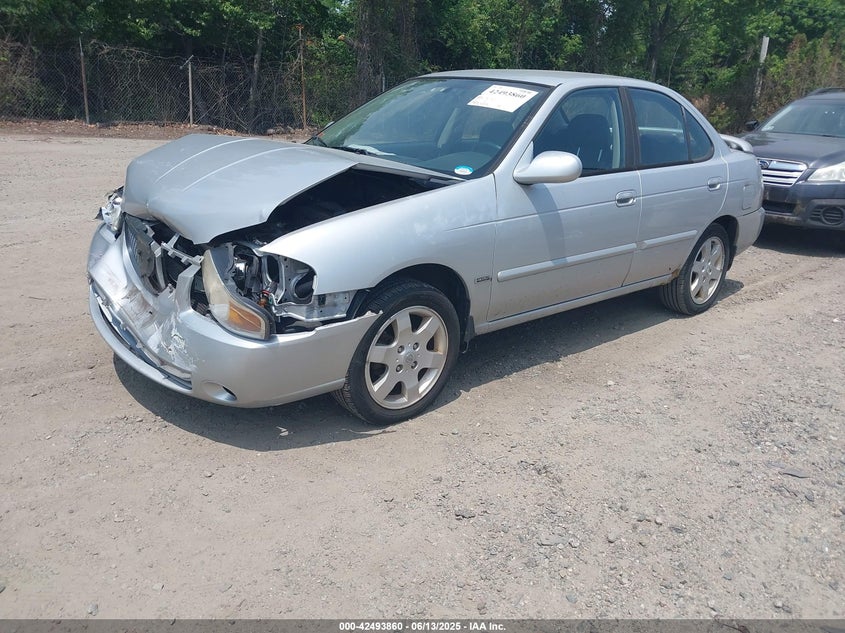 2006 Nissan Sentra 1.8S silver sedan gasoline 3N1CB51D46L571897 photo #3