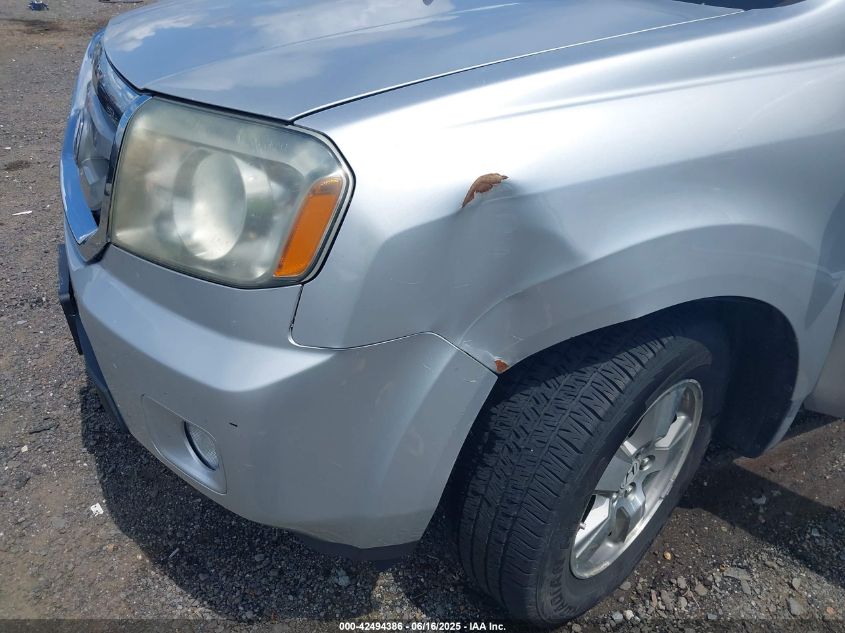 2009 Honda Pilot Ex-L VIN: 5FNYF48519B054530 Lot: 42494386