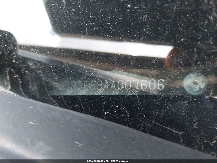 2010 Honda Accord 3.5 Ex-L VIN: 1HGCP3F88AA007606 Lot: 42494428