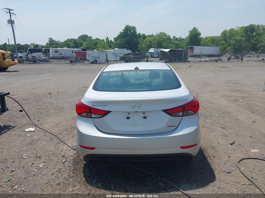 2015 HYUNDAI ELANTRA LIMITED - 5NPDH4AE2FH581248
