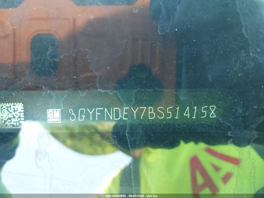 2011 Cadillac Srx Luxury Collection VIN: 3GYFNDEY7BS514158 Lot: 42494695