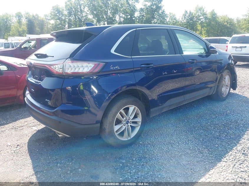 Vin: 2fmpk4j86gbc16167, lot: 42987966, ford edge sel 20164