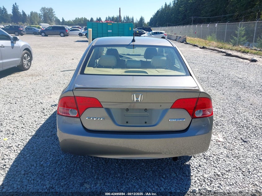 2006 Honda Civic Hybrid VIN: JHMFA36246S009684 Lot: 42495594