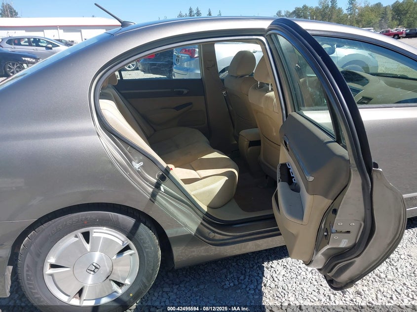 2006 Honda Civic Hybrid VIN: JHMFA36246S009684 Lot: 42495594