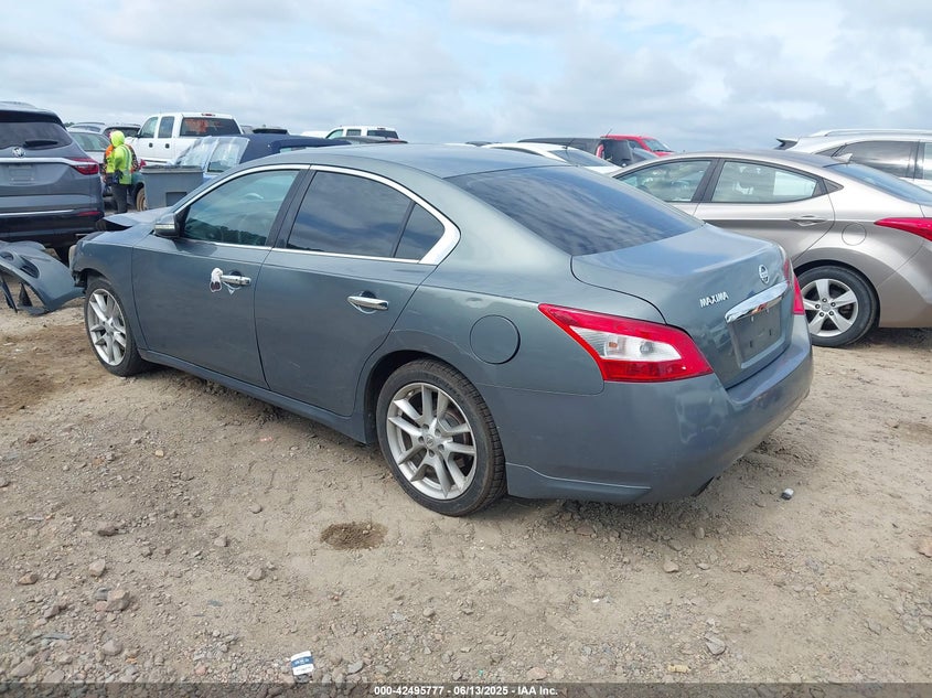 2009 Nissan Maxima 3.5 Sv grey sedan gasoline 1N4AA51E19C840475 photo #4