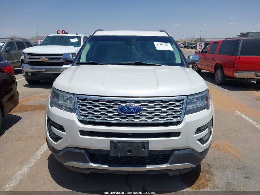 2016 Ford Explorer Platinum VIN: 1FM5K8HT2GGA70108 Lot: 42496400