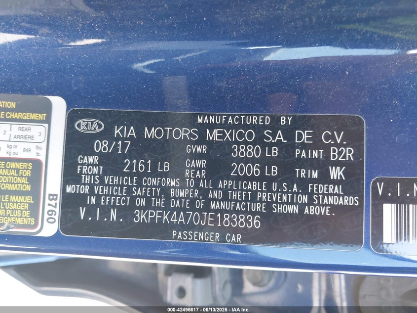 2018 KIA FORTE LX - 3KPFK4A70JE183836