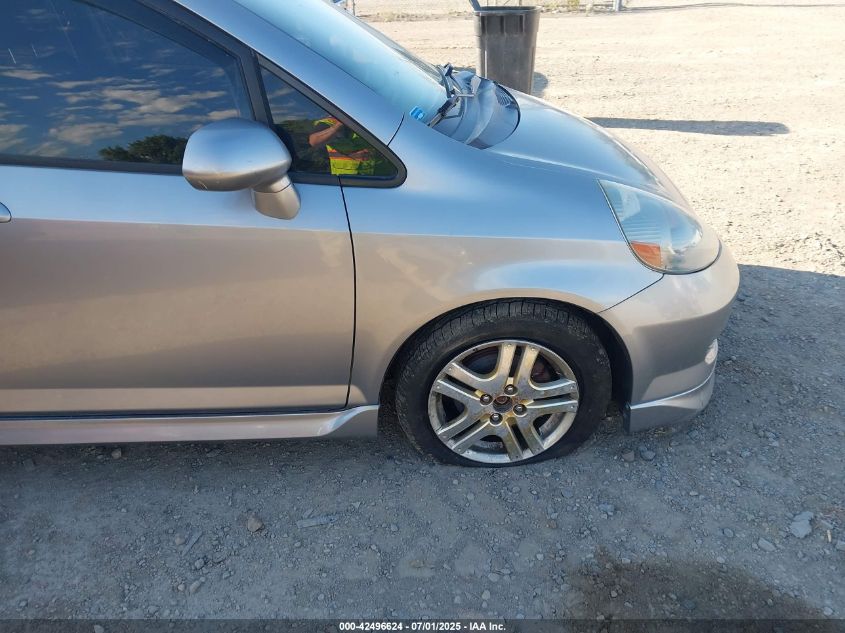 2007 Honda Fit Sport VIN: JHMGD376575001849 Lot: 42496624