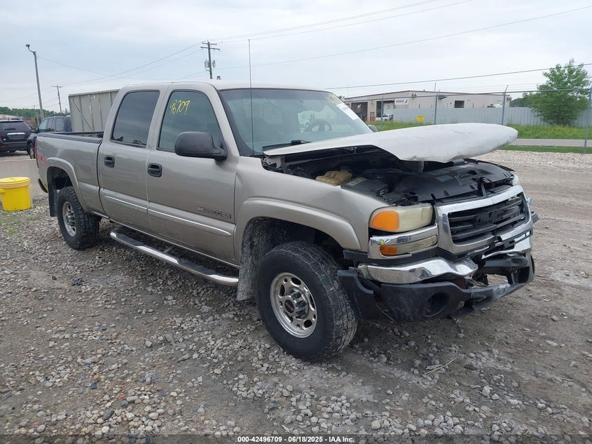 2003 GMC Sierra 2500Hd Sle beige truck gasoline 1GTHK23U03F110751 photo #1