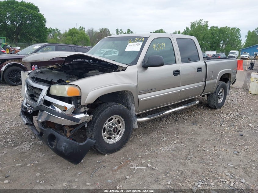 2003 GMC Sierra 2500Hd Sle beige truck gasoline 1GTHK23U03F110751 photo #3