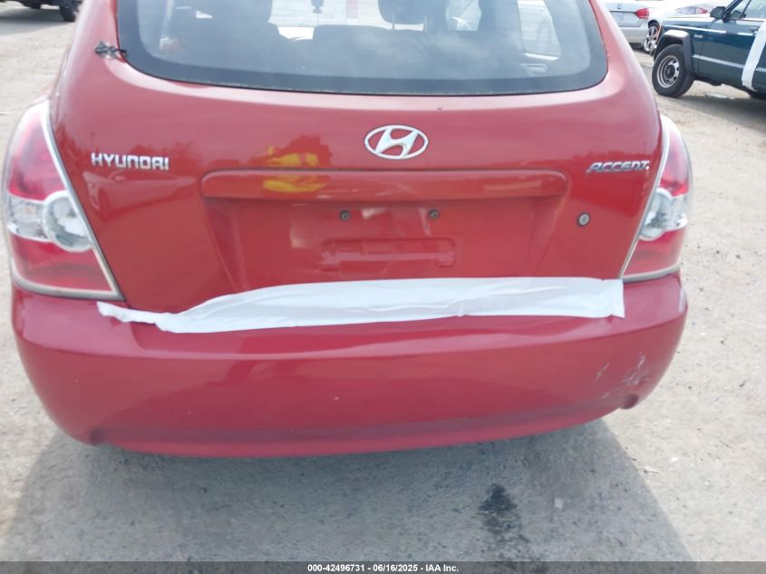 2008 Hyundai Accent Gs VIN: KMHCM36C98U103874 Lot: 42496731