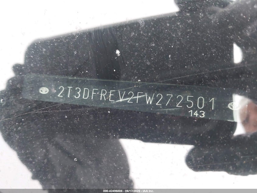 2015 TOYOTA RAV4 LIMITED - 2T3DFREV2FW272501