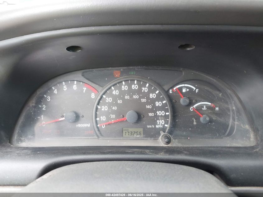 2003 Chevrolet Tracker Hard Top Lt VIN: 2CNBJ634836946183 Lot: 42497426