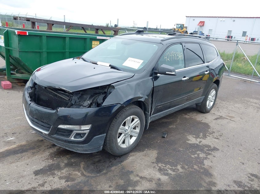 2014 Chevrolet Traverse 1Lt black  gas 1GNKVGKD4EJ348282 photo #3