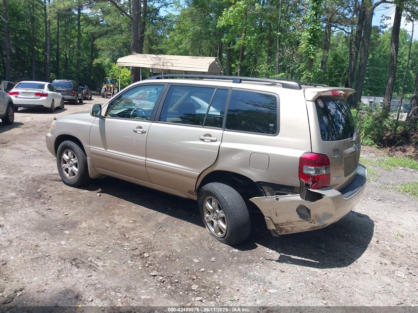 2007 TOYOTA HIGHLANDER VIN: JTEHP21A470206221