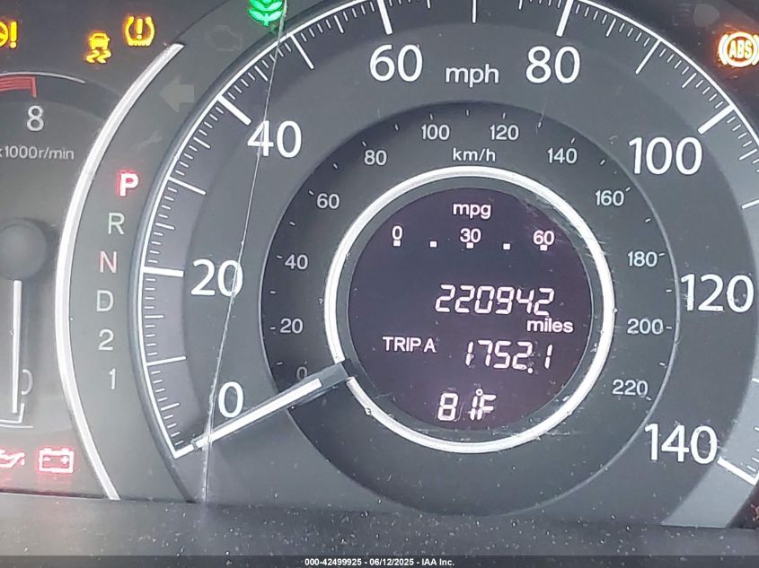 2014 Honda Cr-V Ex-L VIN: 2HKRM3H75EH53429 Lot: 42499925