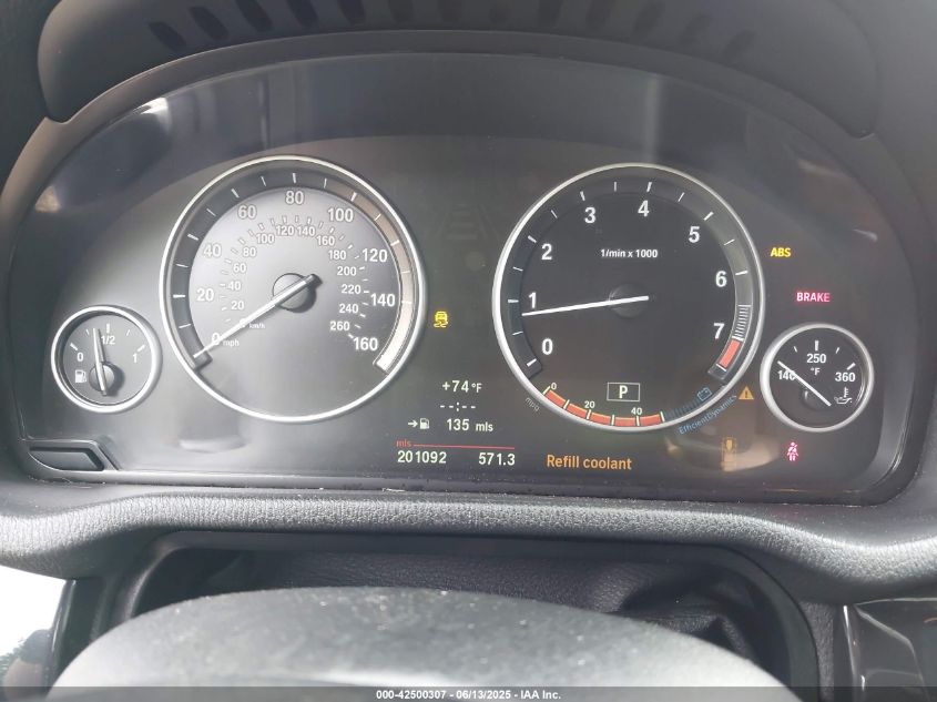 2012 BMW X3 xDrive35I VIN: 5UXWX7C59CL889422 Lot: 42500307