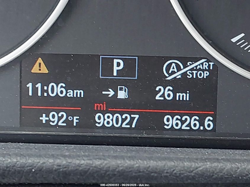 2014 BMW 328I VIN: WBA3A5C53EP603874 Lot: 42500353