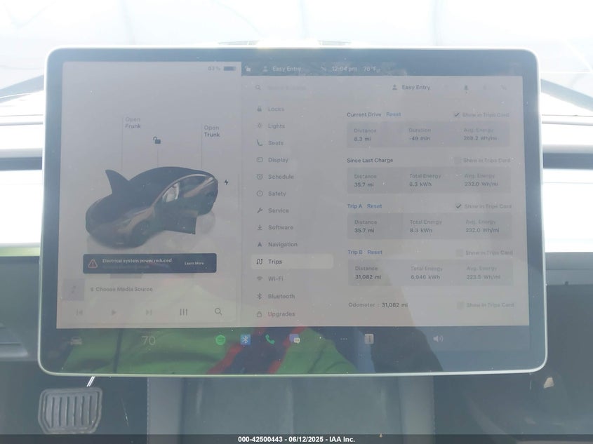 2023 Tesla Model 3 Rear-Wheel Drive VIN: 5YJ3E1EA3PF622898 Lot: 42500443