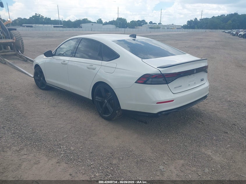 Vin: 1hgcy2f79sa033955, lot: 42993451, honda accord hybrid sport-l 20253