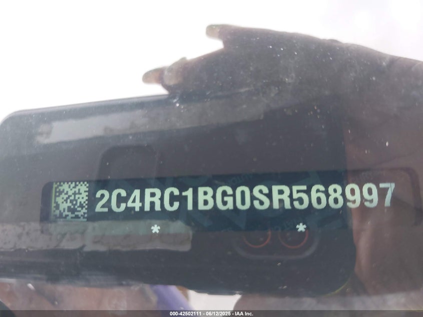 2025 CHRYSLER PACIFICA SELECT - 2C4RC1BG0SR568997