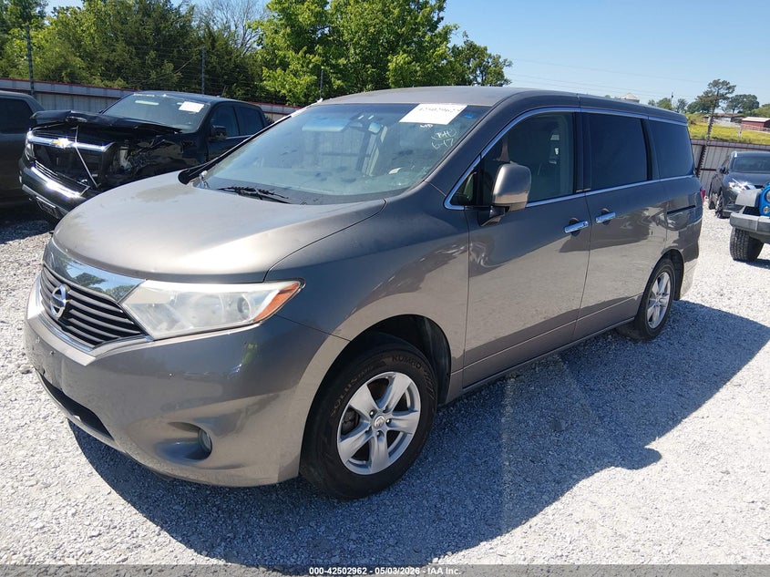Vin: jn8ae2kp3f9126874, lot: 42995731, nissan quest platinum/s/sl/sv 20152