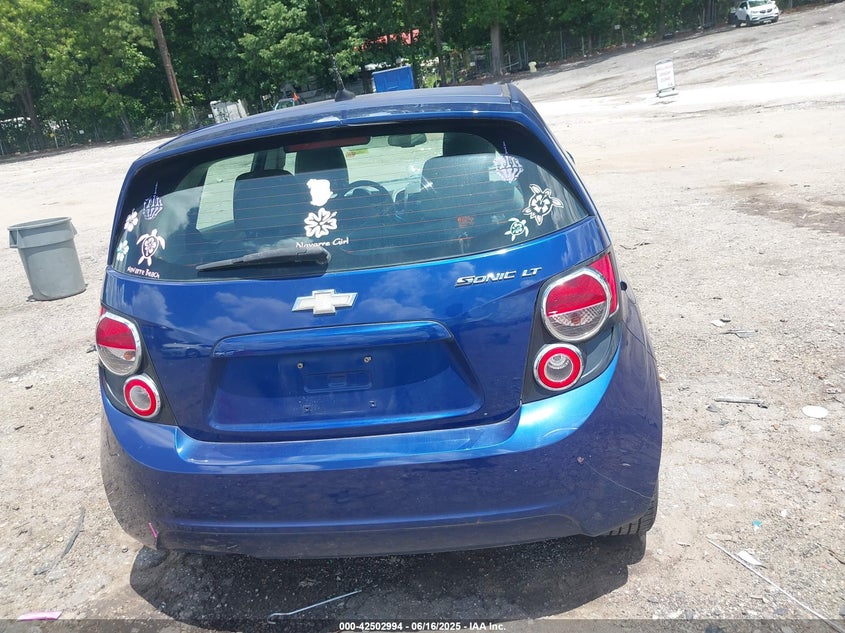 2014 CHEVROLET SONIC LT AUTO - 1G1JC6SH1E4227594