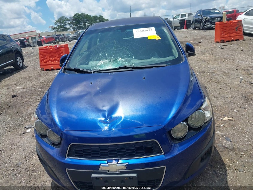 2014 CHEVROLET SONIC LT AUTO - 1G1JC6SH1E4227594