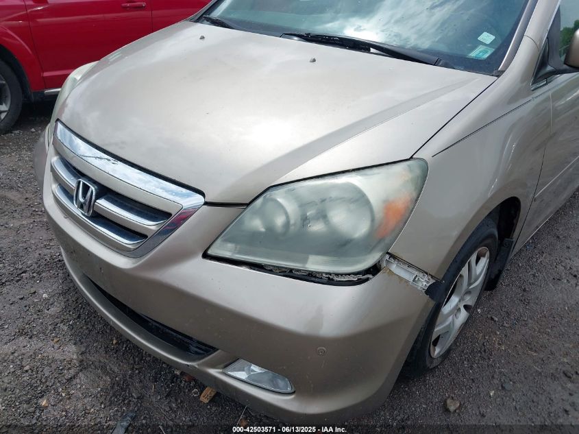 2006 Honda Odyssey Touring VIN: 5FNRL38876B092616 Lot: 42503571