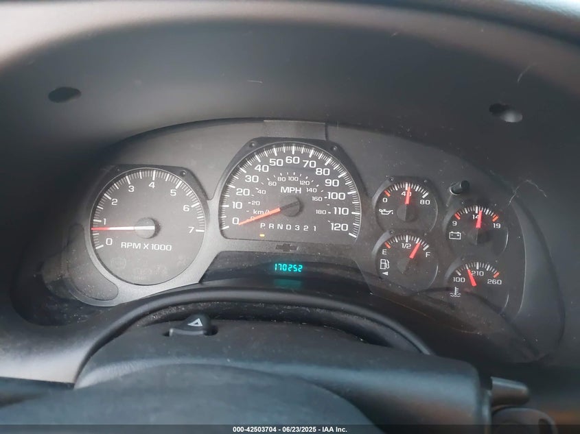 2009 CHEVROLET TRAILBLAZER VIN: 1GNDT33S492129374