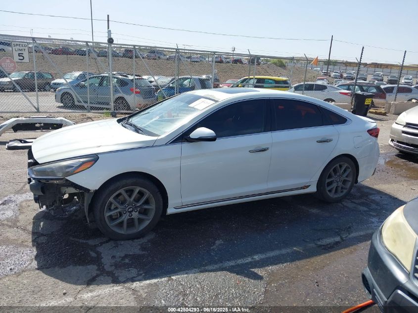 2018 Hyundai Sonata Sport/Limited/Sel VIN: 05NPE34AB7JH66176 Lot: 42504293