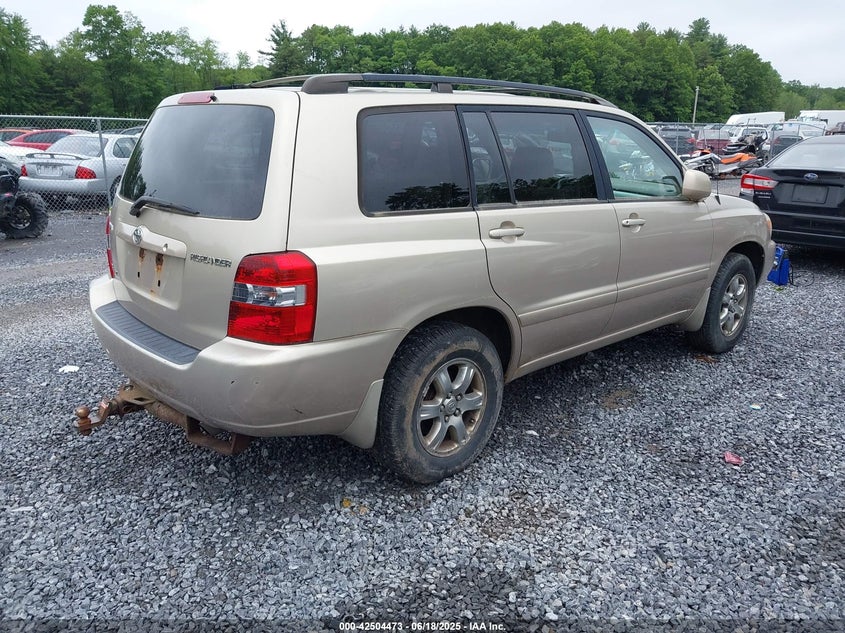 JTEEP21A950110066 2005 TOYOTA HIGHLANDER photo no. 4