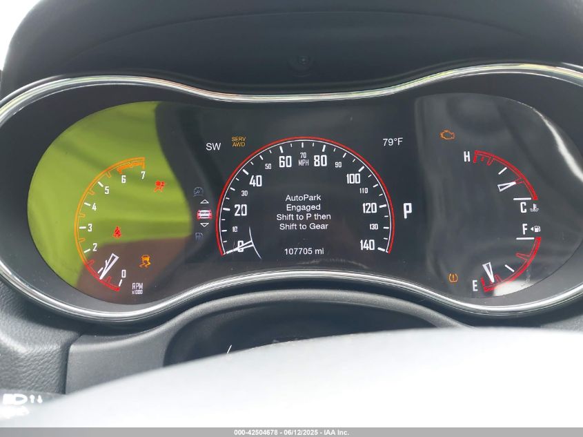 2017 Dodge Durango R/T Awd VIN: 1C4SDJCT5HC861063 Lot: 42504678