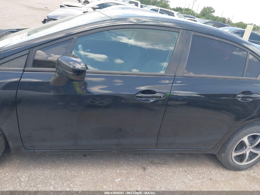 2015 Honda Civic Se VIN: 19XFB2F70FE080226 Lot: 42505351