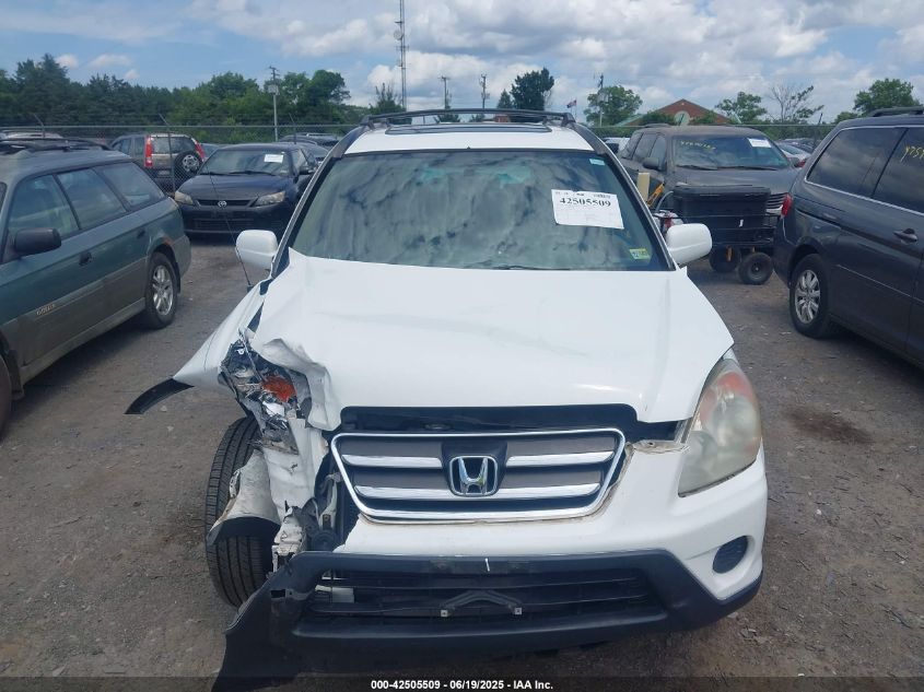 2006 Honda Cr-V Se VIN: SHSRD789664436572 Lot: 42505509