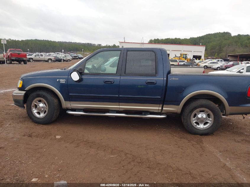 2002 Ford F-150 Lariat/Xlt VIN: 1FTRW07L52KE04554 Lot: 42505830
