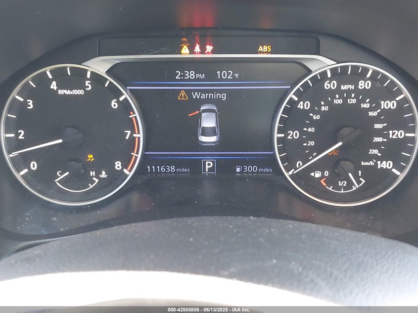 2019 NISSAN ALTIMA VIN: 1N4BL4BV3KN324961