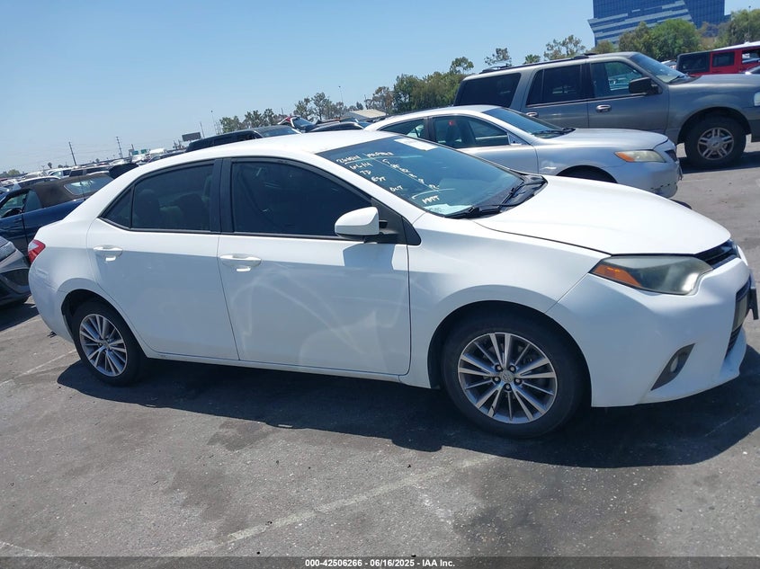 2015 TOYOTA COROLLA LE PLUS - 5YFBURHE8FP204688