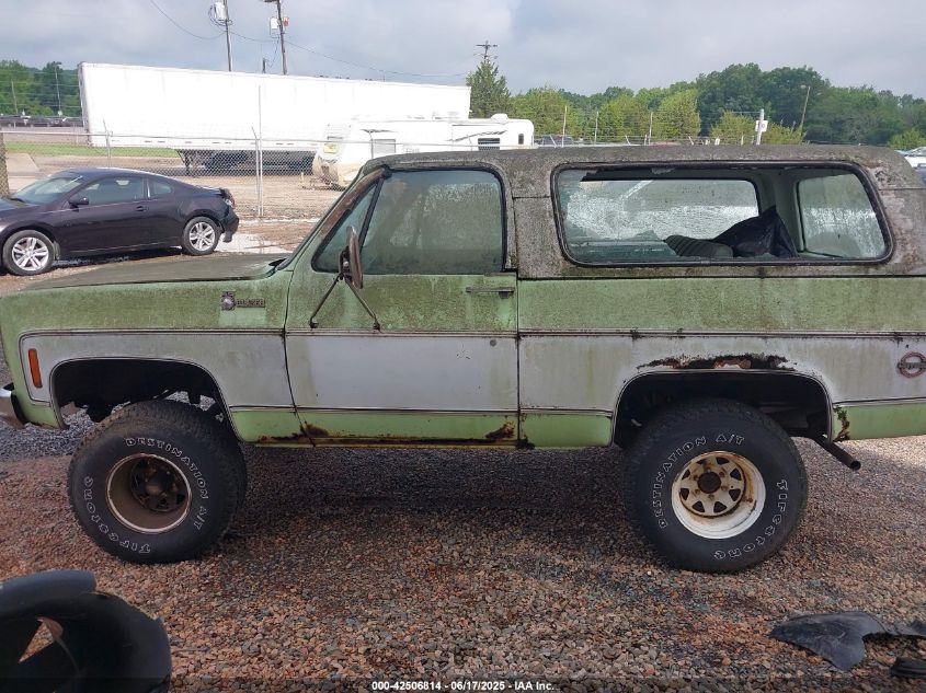 1975 Chevrolet Blazer VIN: CKY185F114979 Lot: 42506814