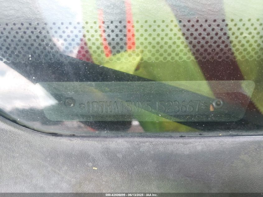 2005 Dodge Ram 1500 Slt/Laramie VIN: 1D7HA18NX5J523667 Lot: 42506899