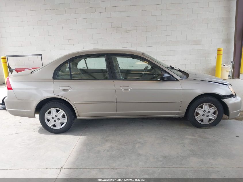 2003 Honda Civic Lx VIN: 2HGES16533H544264 Lot: 42506927