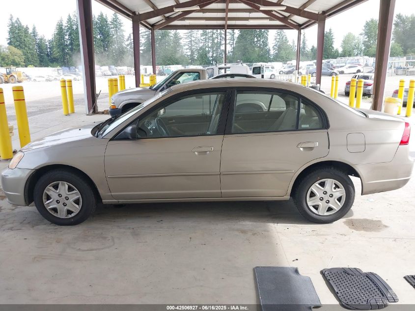 2003 Honda Civic Lx VIN: 2HGES16533H544264 Lot: 42506927
