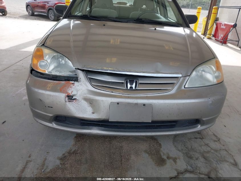 2003 Honda Civic Lx VIN: 2HGES16533H544264 Lot: 42506927