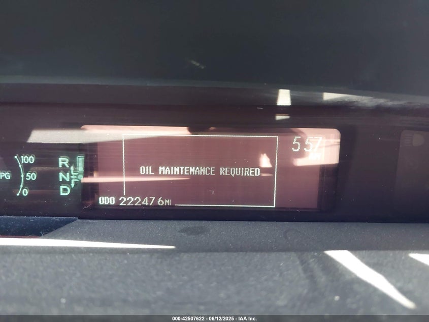 2011 TOYOTA PRIUS VIN: JTDKN3DUXB5366045